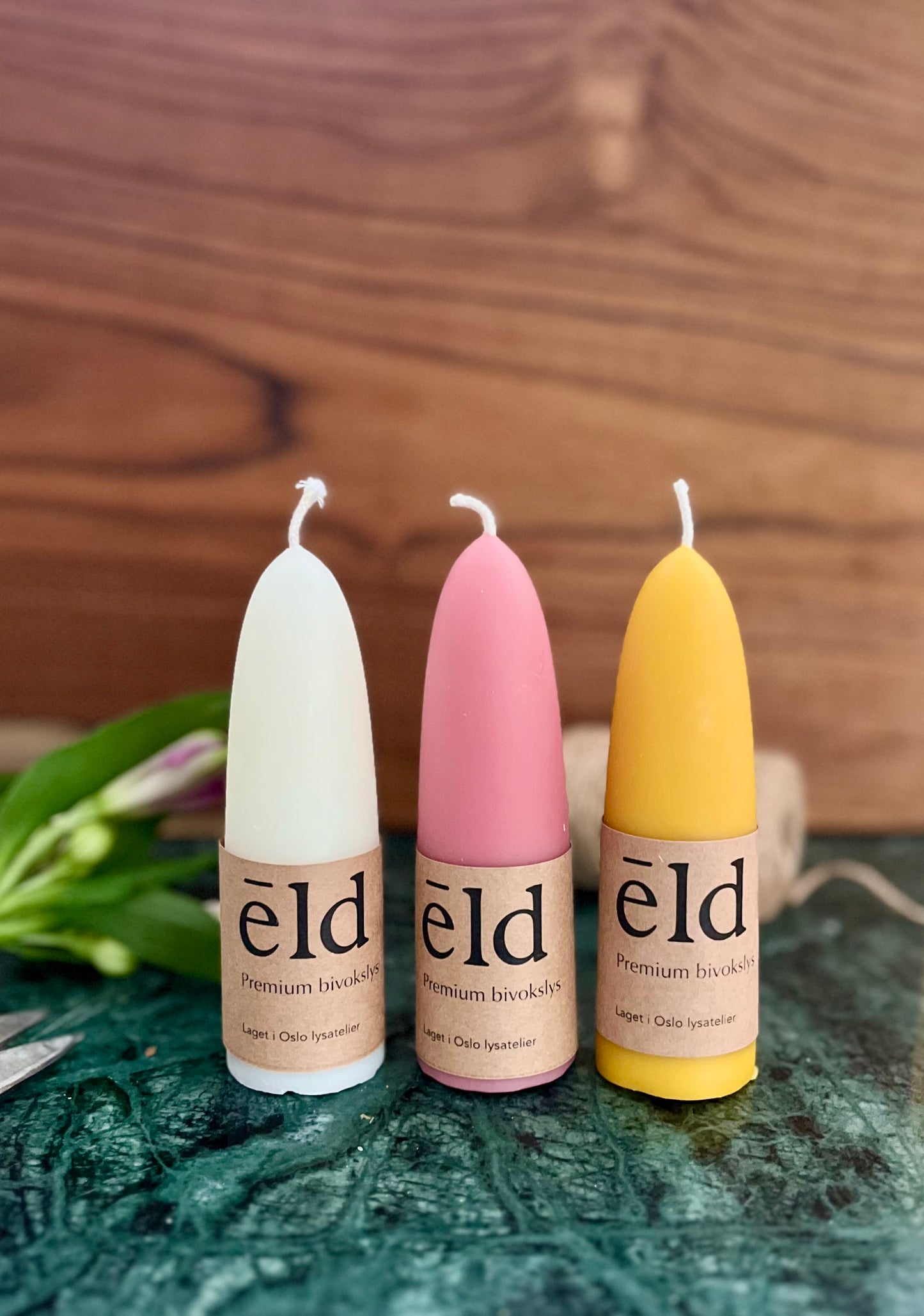 Bivoks Lyskuppel - Håndlaget Premium Bivokslys