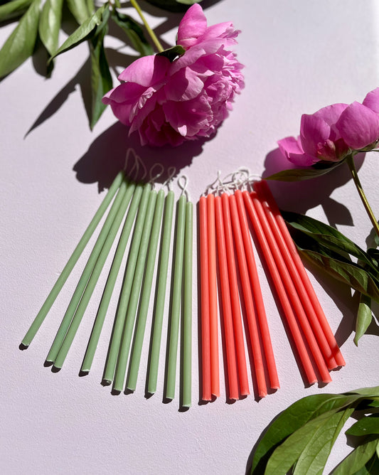 Festlys av bivoks | mini mindfulnesslys | 10 stk