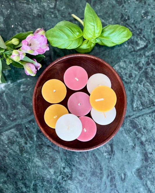 Telys laget av 100% ren bivoks