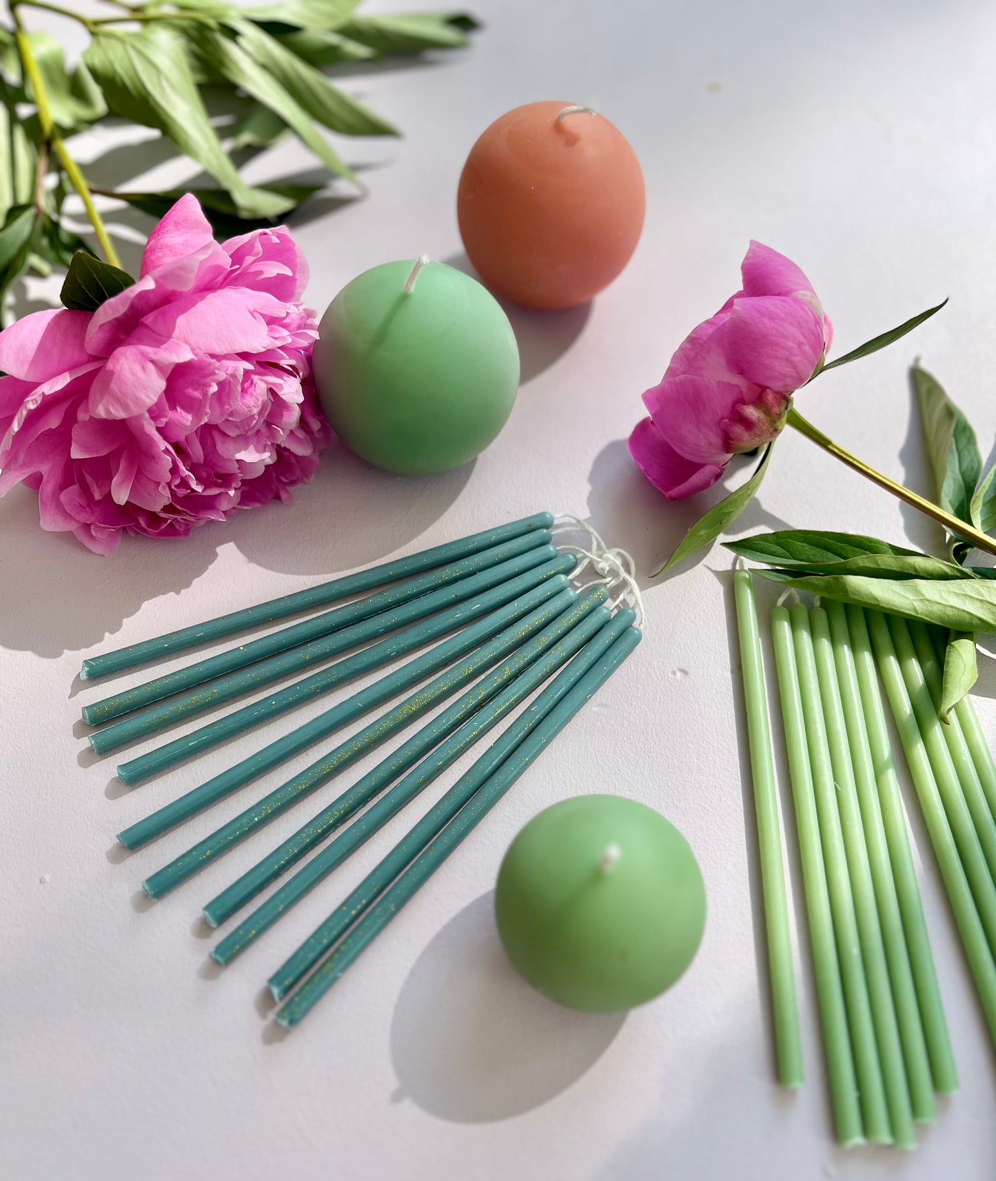 Festlys av bivoks | mini mindfulnesslys | 10 stk