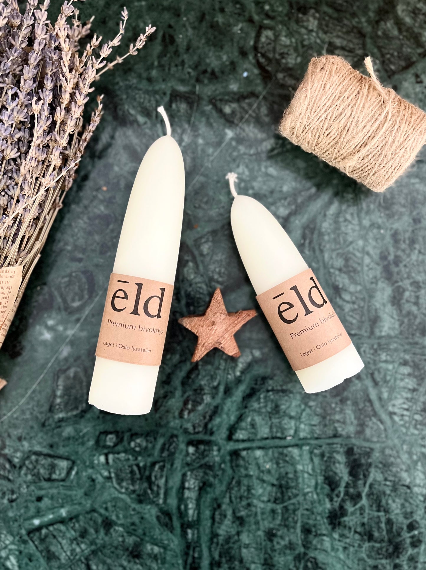 Bivoks Lyskuppel - Håndlaget Premium Bivokslys