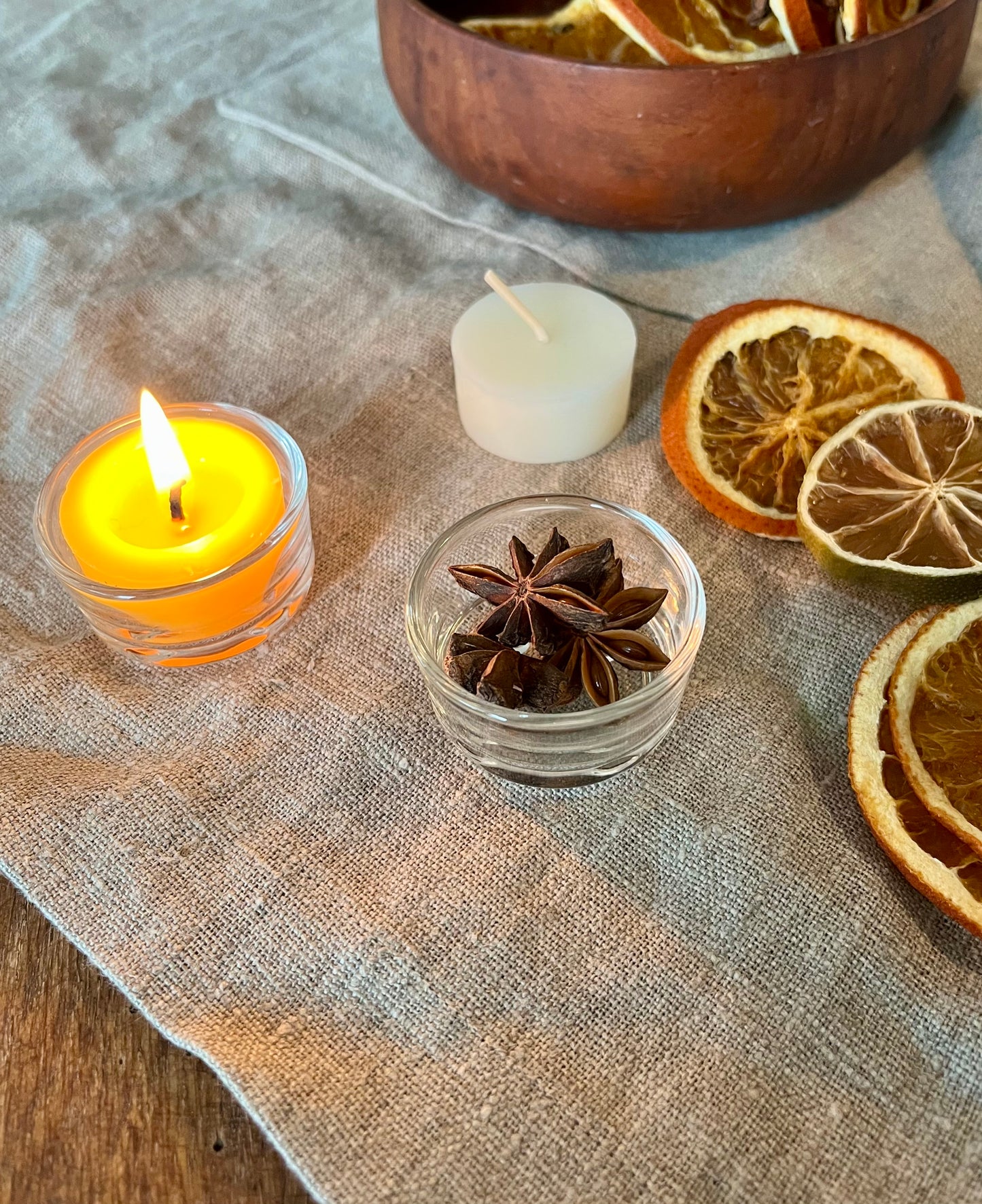 Glassholder til telys