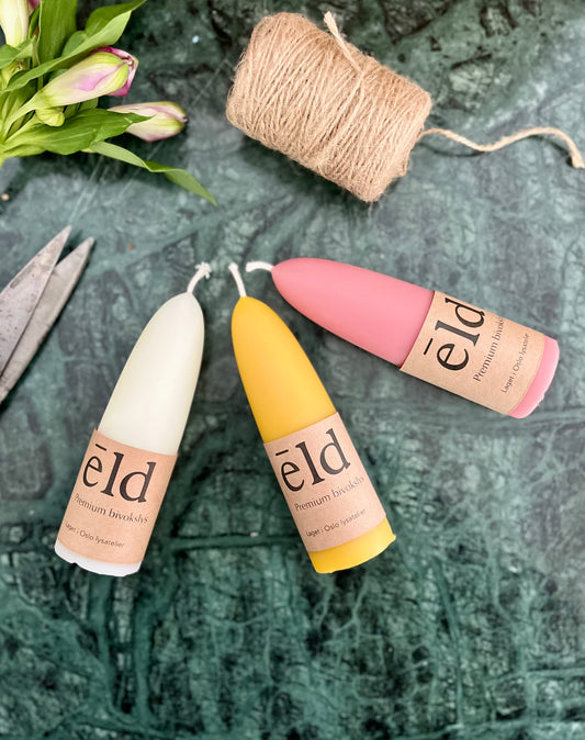 Bivoks Lyskuppel - Håndlaget Premium Bivokslys