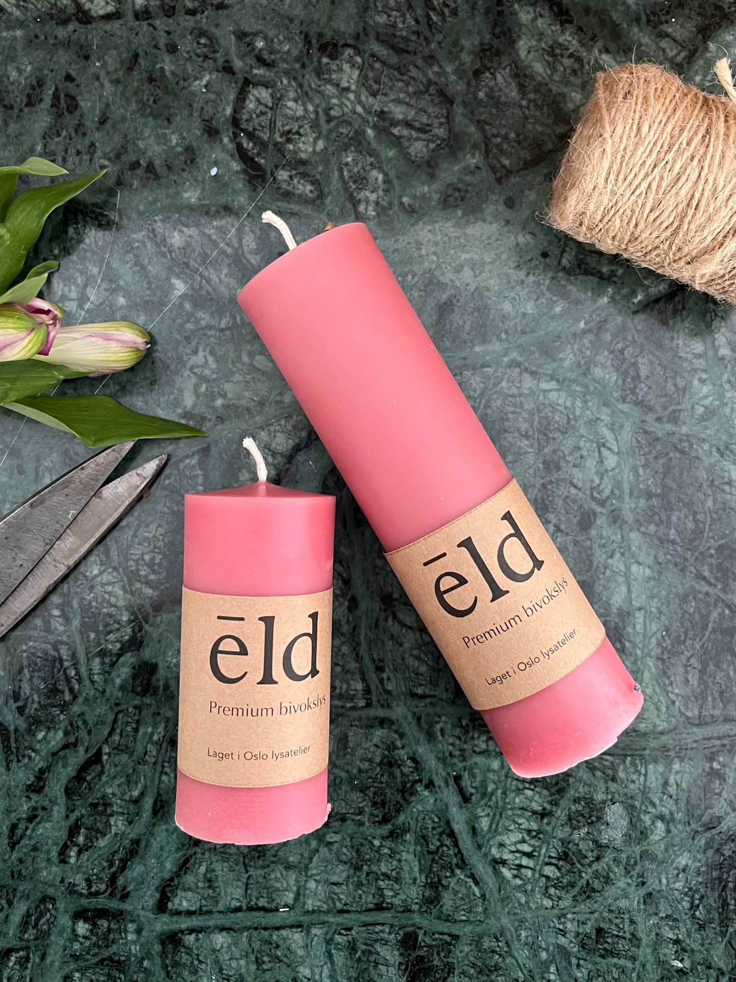 Bivoks Kubbelys - Håndlaget Premium Bivokslys