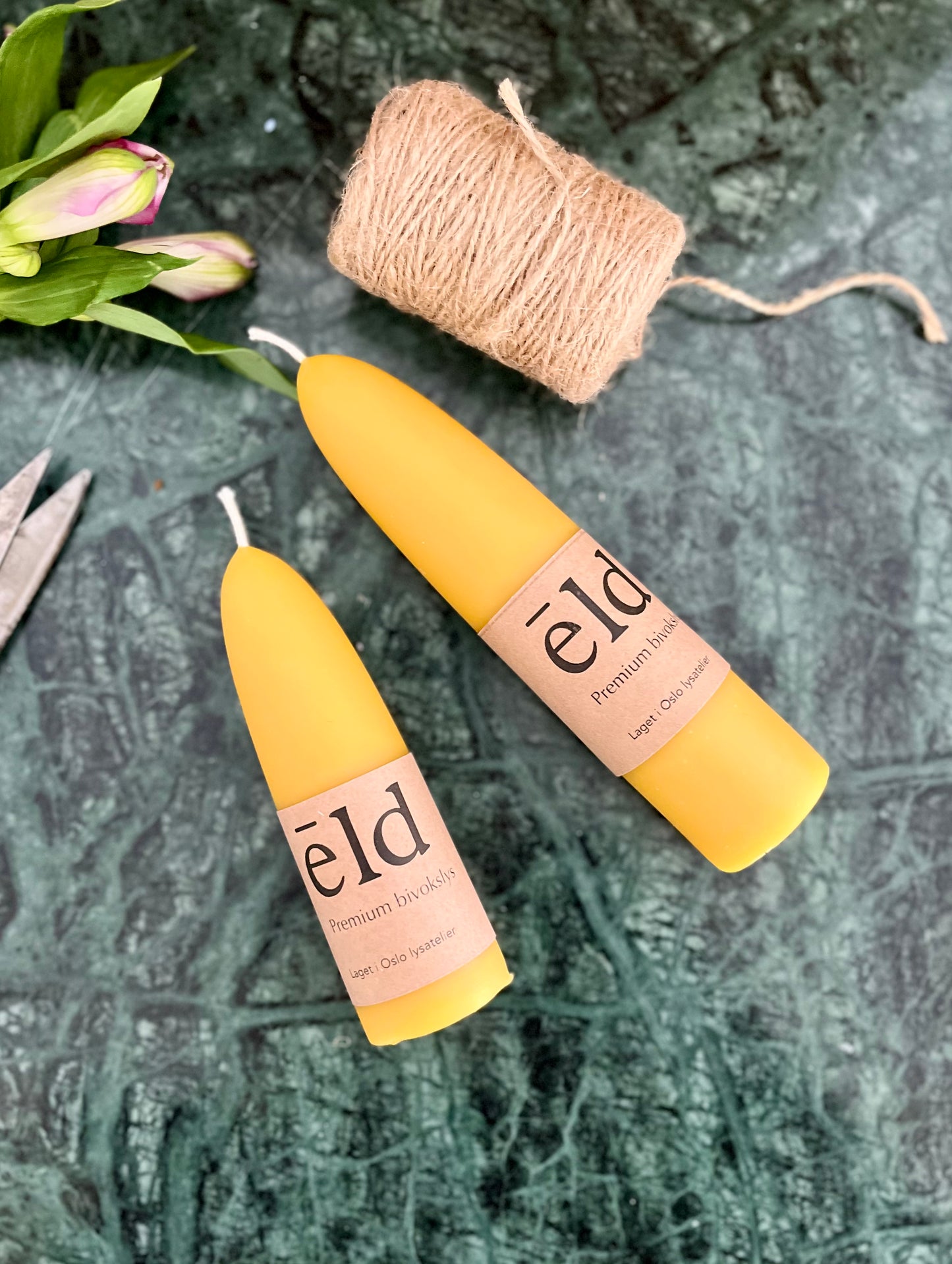 Bivoks Lyskuppel - Håndlaget Premium Bivokslys