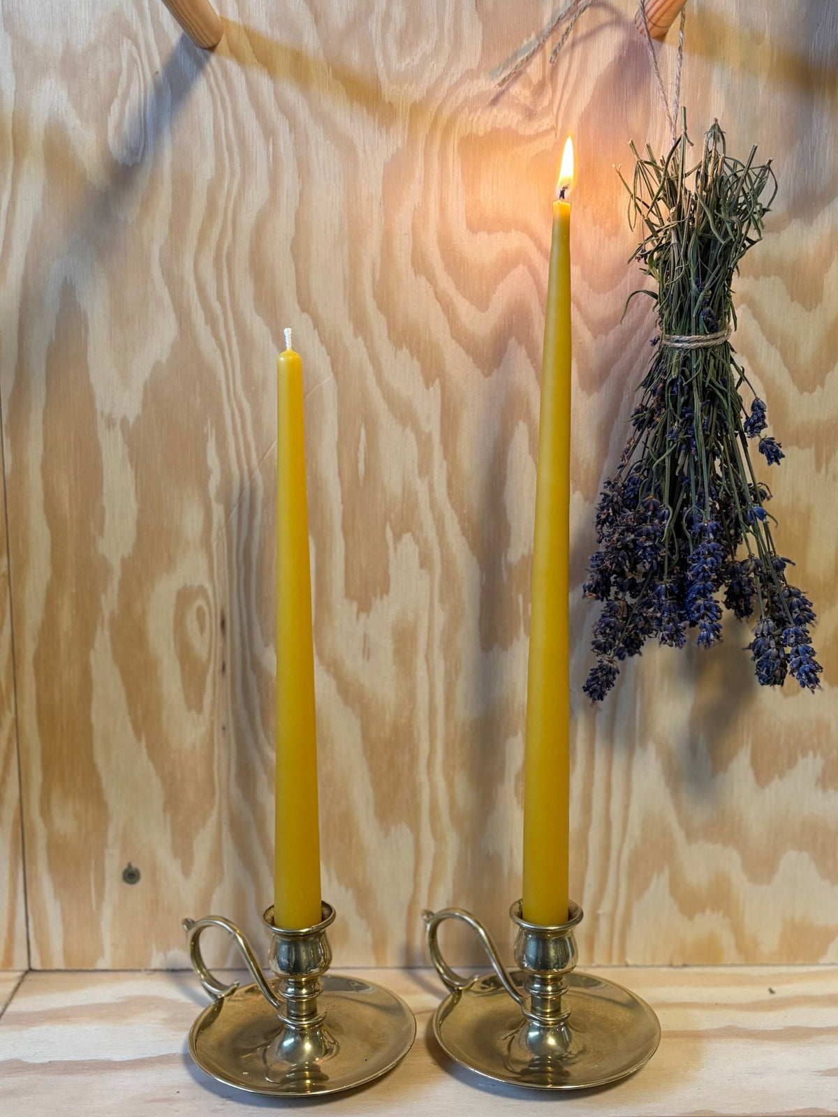 Dyppede parlys – 34 cm - 2 stk - ēld naturlys