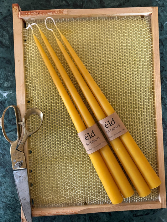 Dyppede parlys – 34 cm - 2 stk - ēld naturlys