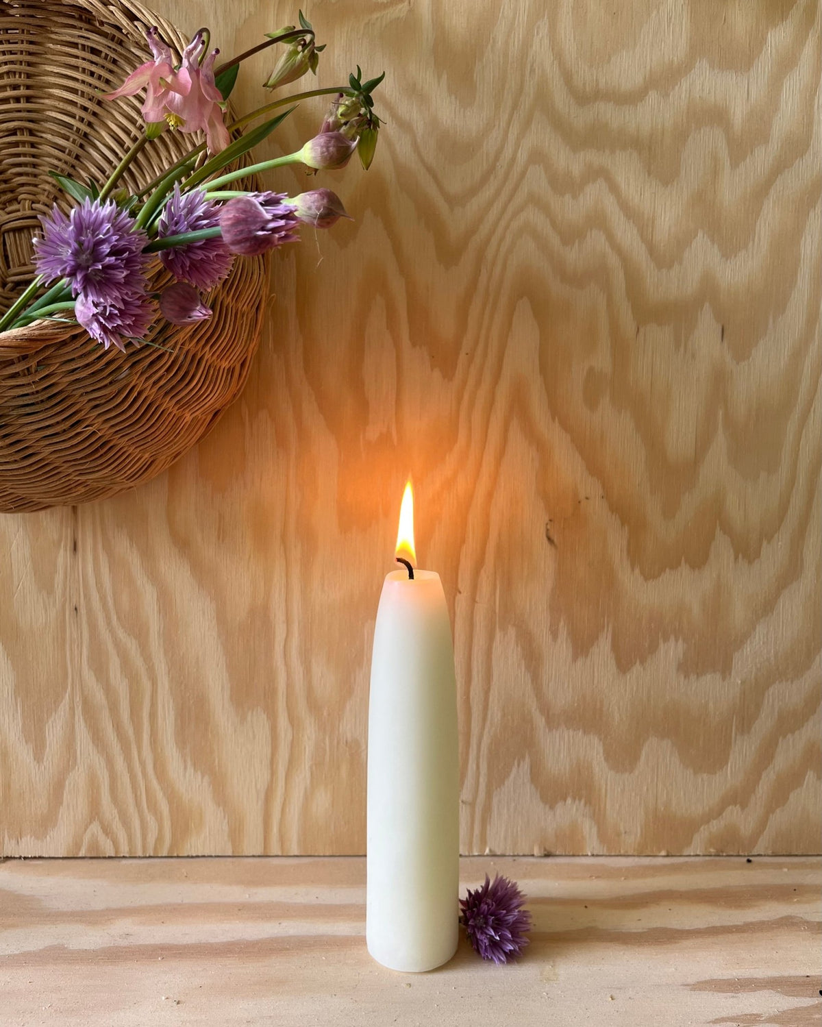 Lyskuppel "stubby candles" | 100% bivoks - eld naturlys